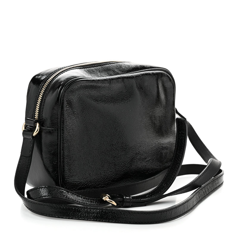 Gucci Soft Patent Small Soho Disco Bag