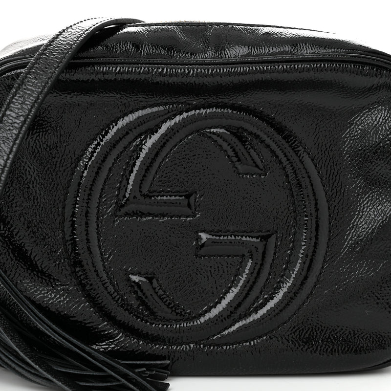 Gucci Soft Patent Small Soho Disco Bag