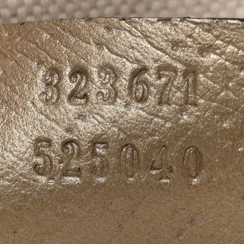 Gucci Medium Bree Zippered Tote Beige
