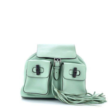 Gucci Bamboo Tassel Backpack Leather