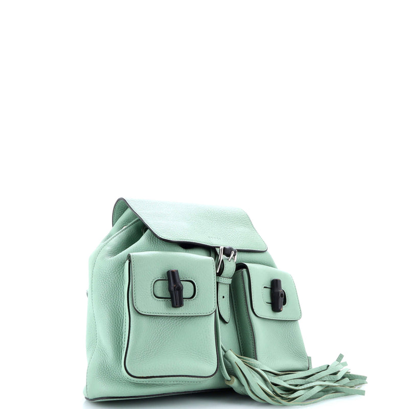 Gucci Bamboo Tassel Backpack Leather