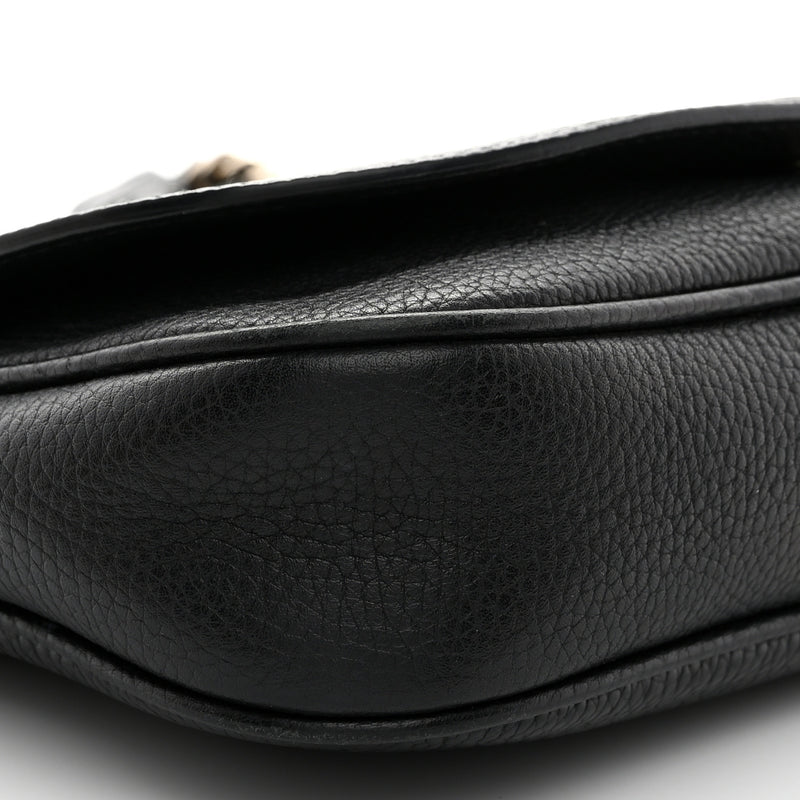 Gucci Pebbled Calfskin Medium Soho Flap