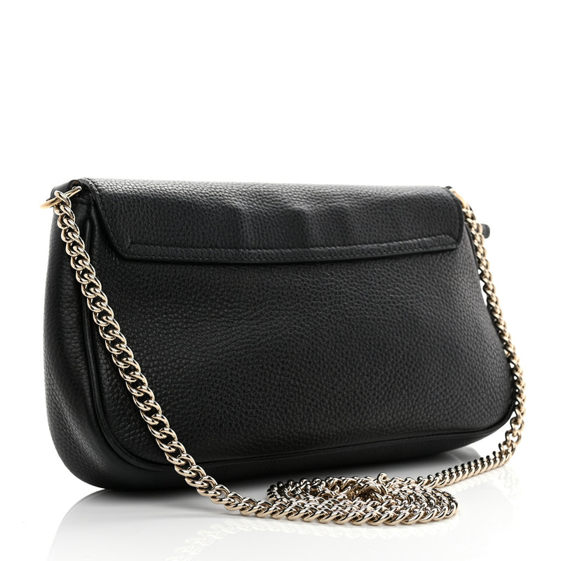 Gucci Pebbled Calfskin Medium Soho Flap