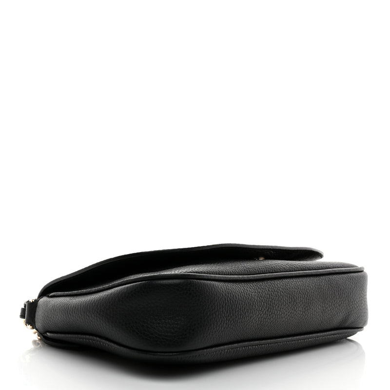 Gucci Pebbled Calfskin Medium Soho Flap