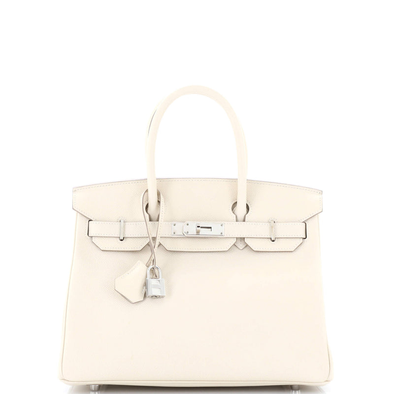 Hermes Birkin Handbag Light Epsom With