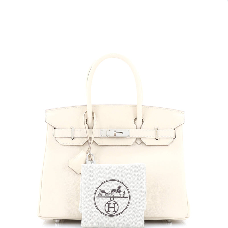 Hermes Birkin Handbag Light Epsom With