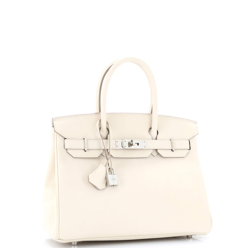 Hermes Birkin Handbag Light Epsom With