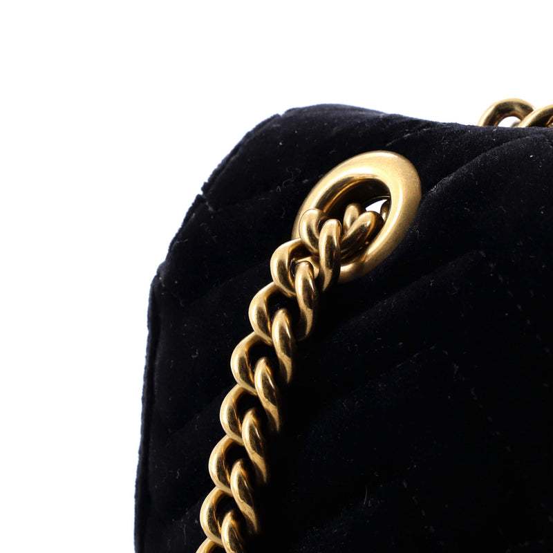 Gucci Gg Marmont Flap Bag Crystal