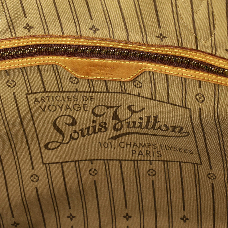 Louis Vuitton Neverfull Nm Tote Canvas