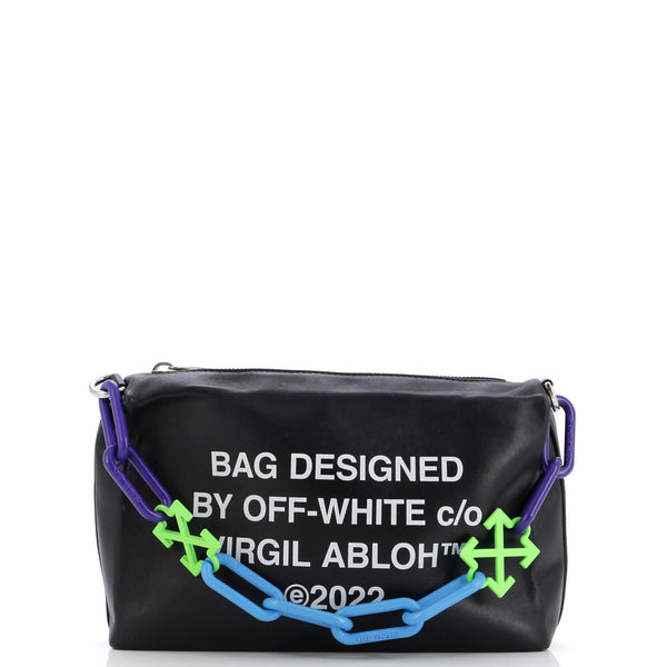 Off White Block Pouch Shoulder Bag