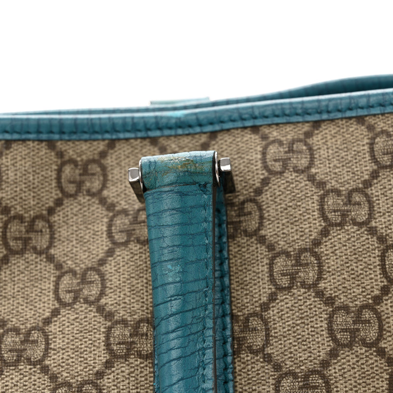 Gucci Gg Plus Medium Joy Tote Turquoise