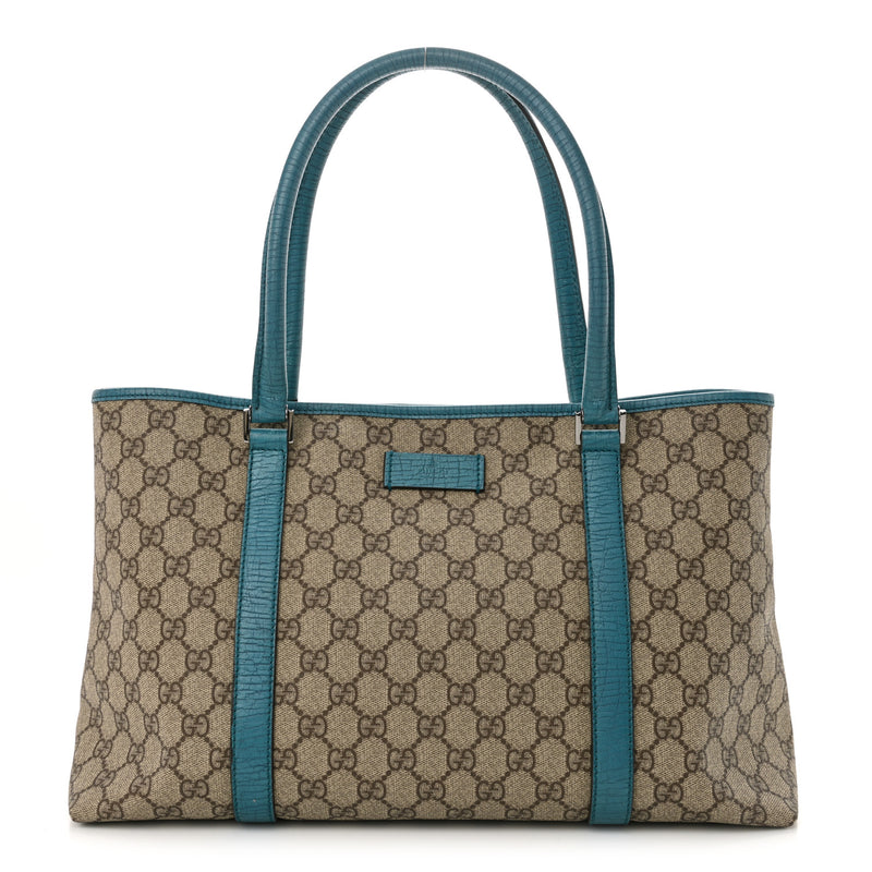 Gucci Gg Plus Medium Joy Tote Turquoise