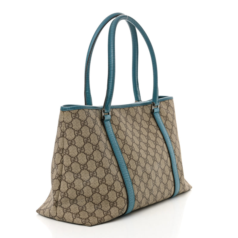 Gucci Gg Plus Medium Joy Tote Turquoise