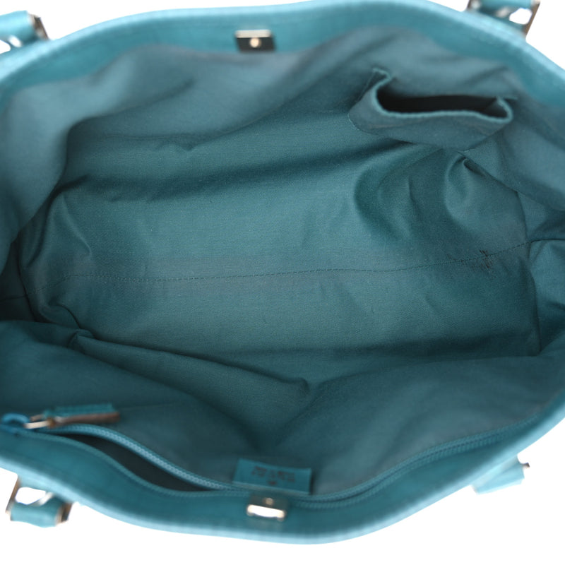 Gucci Gg Plus Medium Joy Tote Turquoise