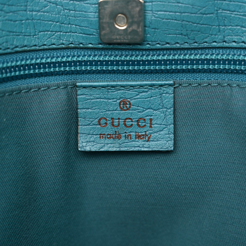 Gucci Gg Plus Medium Joy Tote Turquoise
