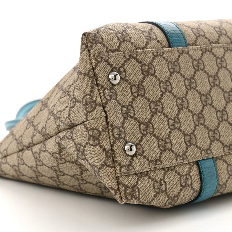 Gucci Gg Plus Medium Joy Tote Turquoise
