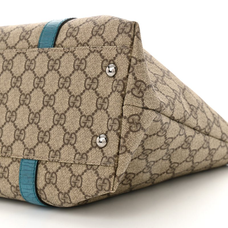 Gucci Gg Plus Medium Joy Tote Turquoise