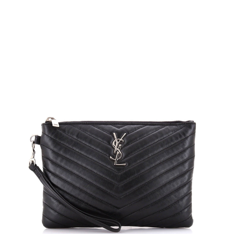 Saint Laurent Classic Wristlet Pouch