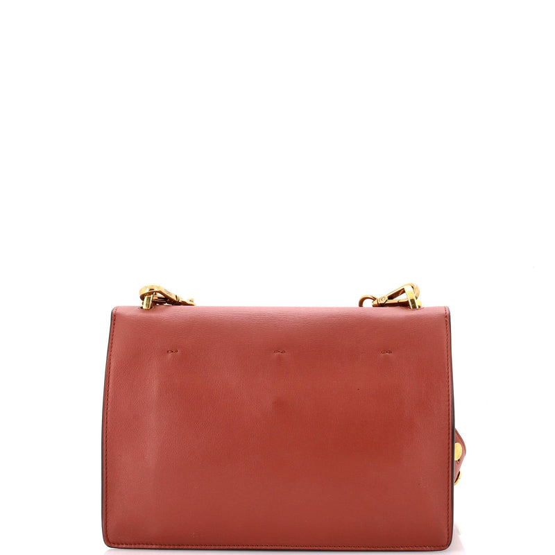 Fendi Kan U Shoulder Bag Leather Medium