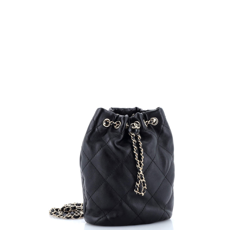 Chanel Logo Script Drawstring Chain