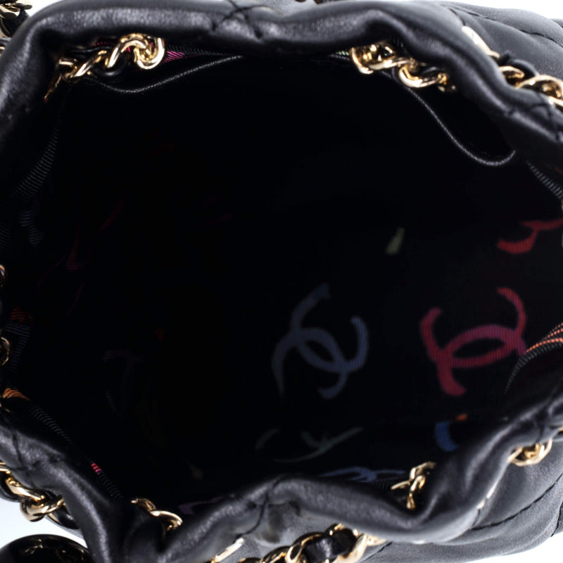 Chanel Logo Script Drawstring Chain