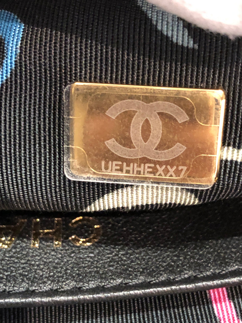 Chanel Logo Script Drawstring Chain