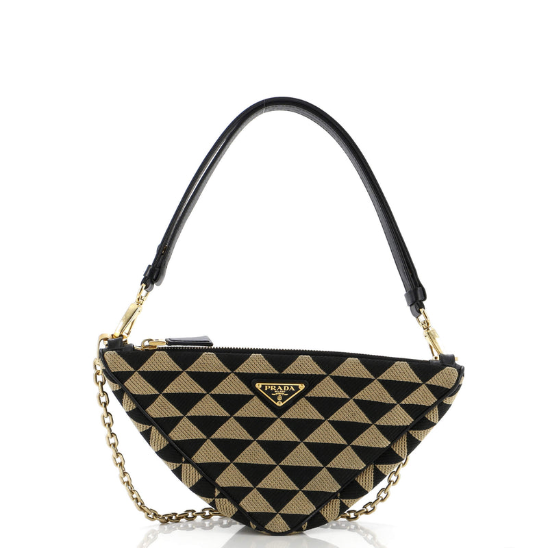 Prada Double Symbole Triangle Bag