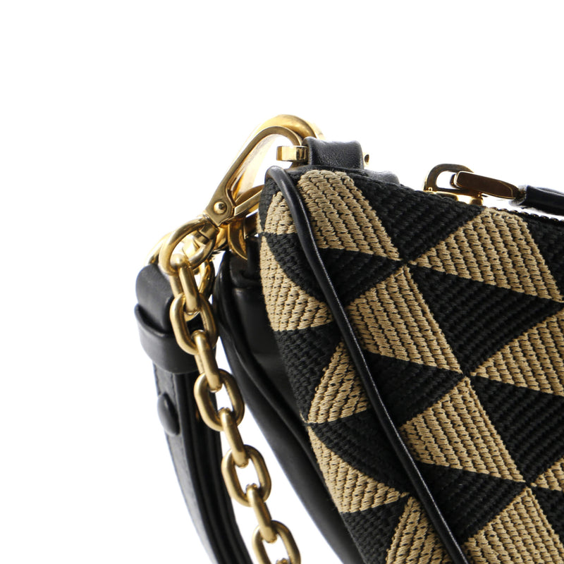 Prada Double Symbole Triangle Bag
