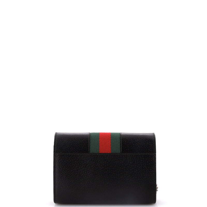 Gucci Dionysus Web Chain Wallet Leather