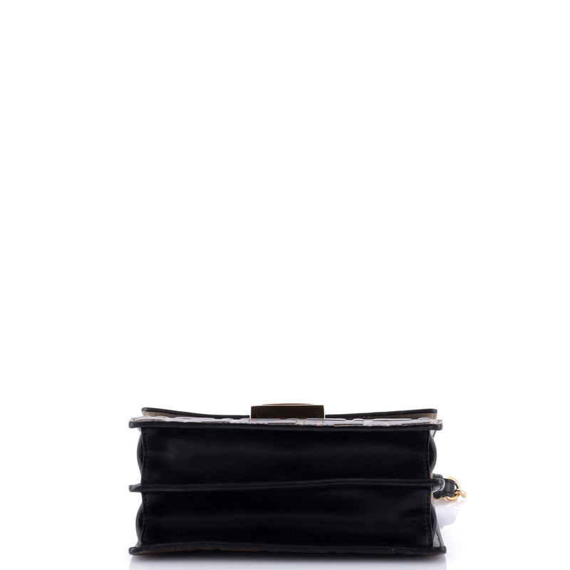 Fendi Kan U Shoulder Bag Zucca Embossed
