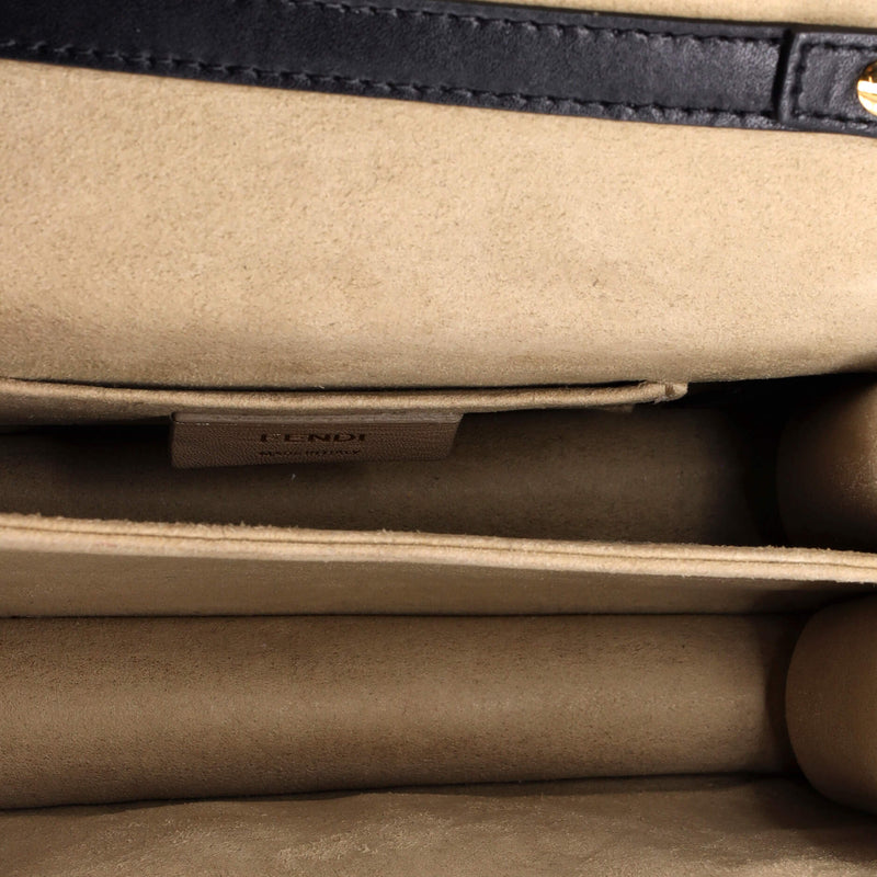Fendi Kan U Shoulder Bag Zucca Embossed