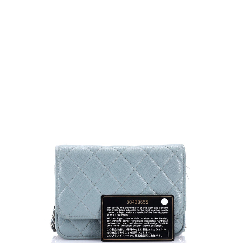 Chanel Wallet On Chain Quilted Caviar