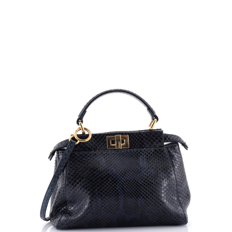 Fendi Peekaboo Bag Python Mini
