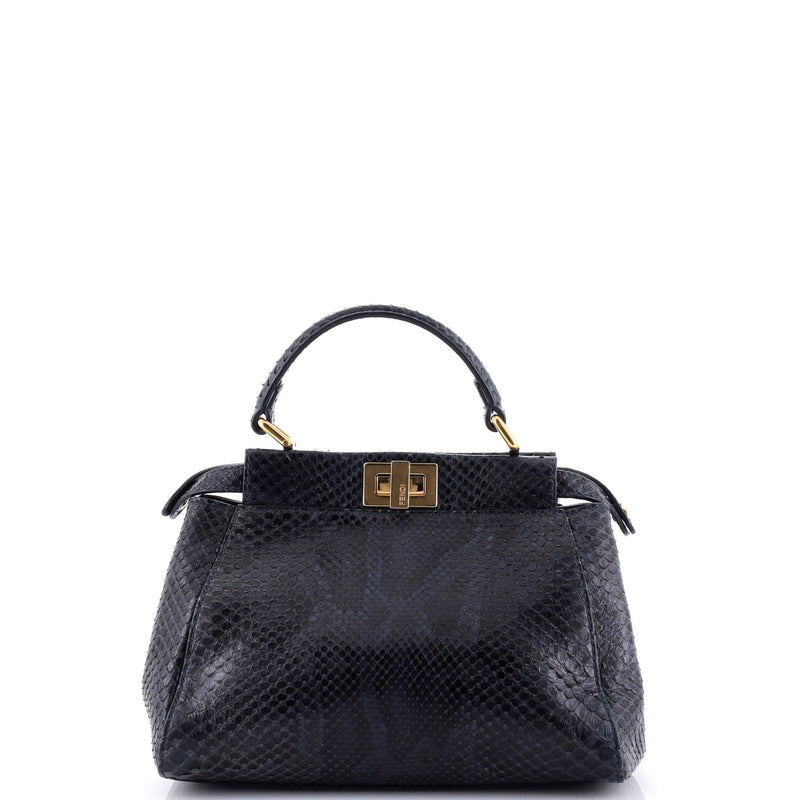 Fendi Peekaboo Bag Python Mini