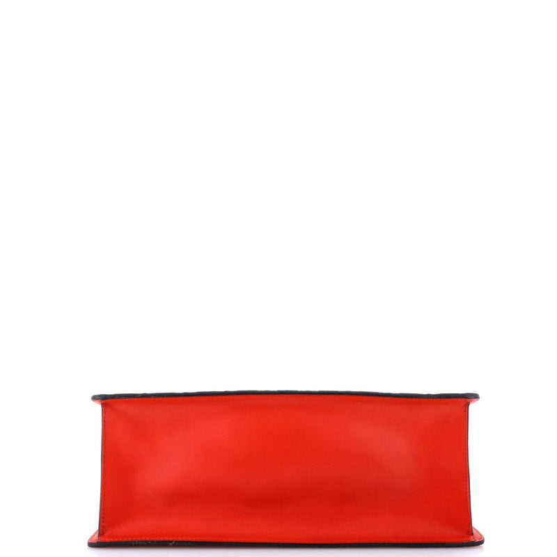 Sylvie Top Handle Bag Guccissima Leather