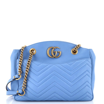 Gucci Gg Marmont Chain Tote Matelasse