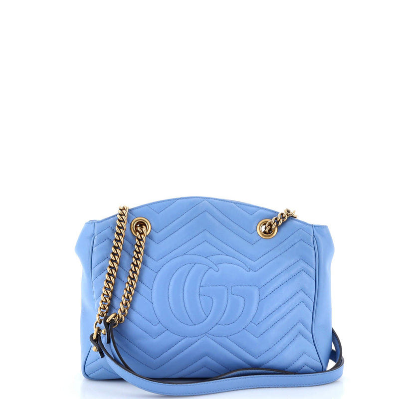 Gucci Gg Marmont Chain Tote Matelasse
