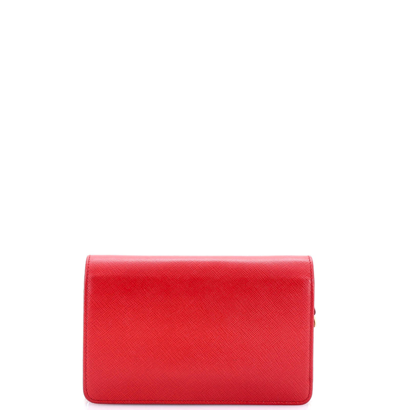 Prada Chain Wallet Crossbody Saffiano