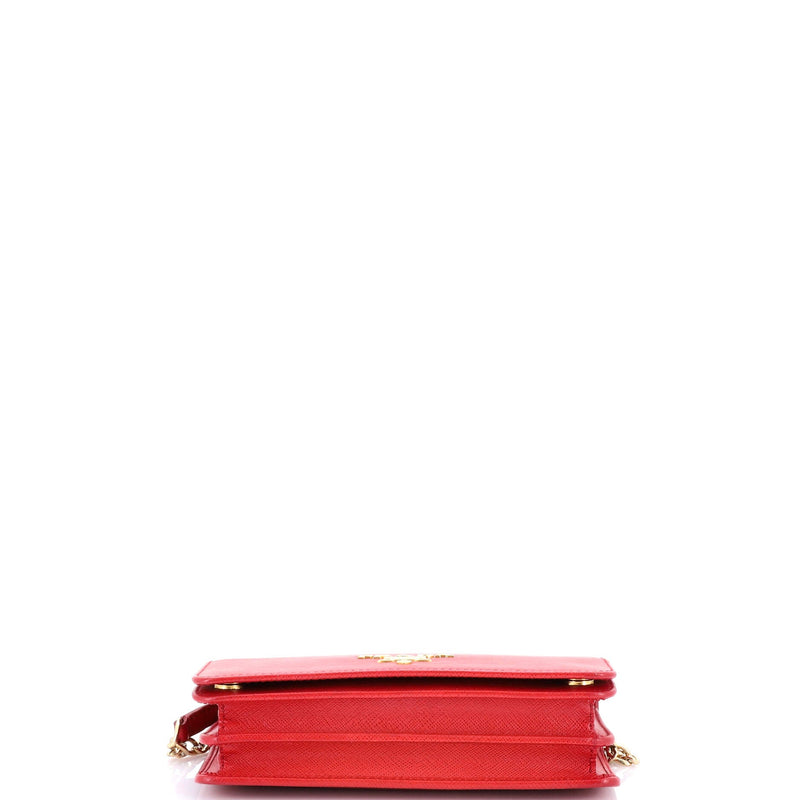 Prada Chain Wallet Crossbody Saffiano