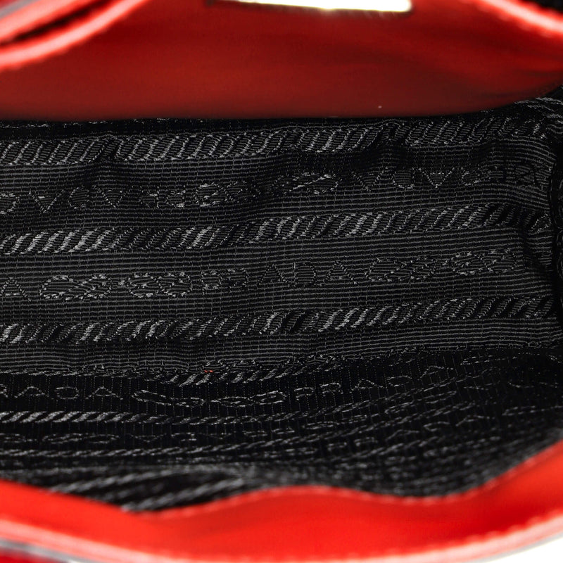 Prada Convertible Tote Brushed Leather