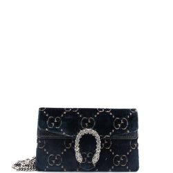 Gucci Dionysus Bag Gg Velvet Super Mini
