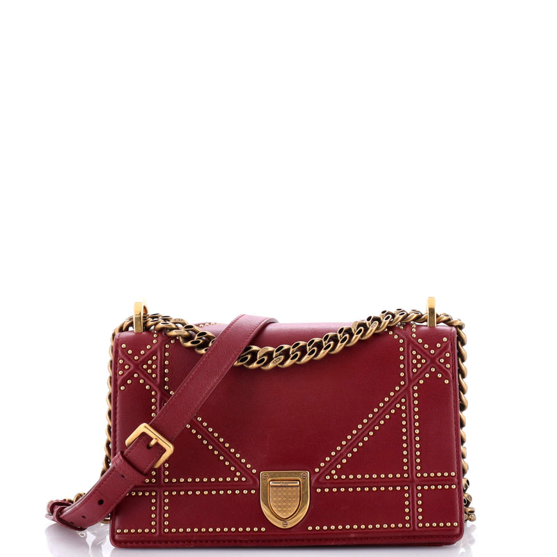 Christian Dior Diorama Flap Bag Studded