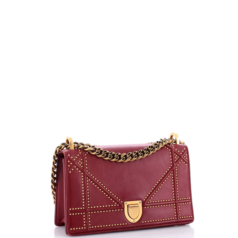 Christian Dior Diorama Flap Bag Studded