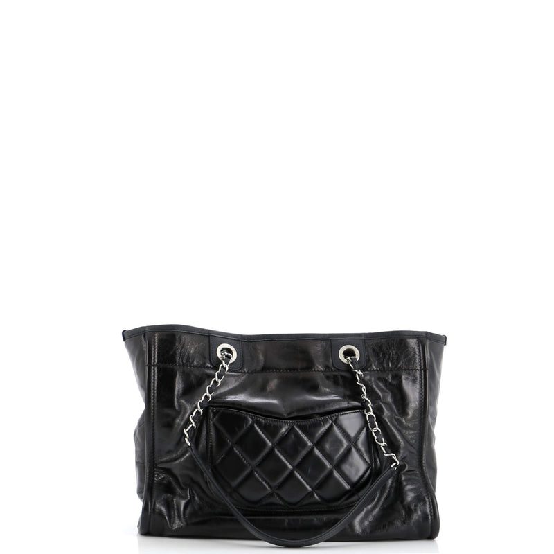 Chanel Deauville Tote Glazed Calfskin