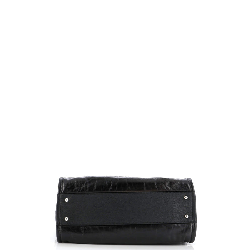 Chanel Deauville Tote Glazed Calfskin