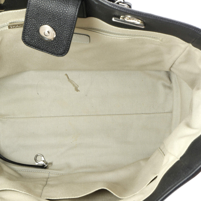Chanel Deauville Tote Glazed Calfskin