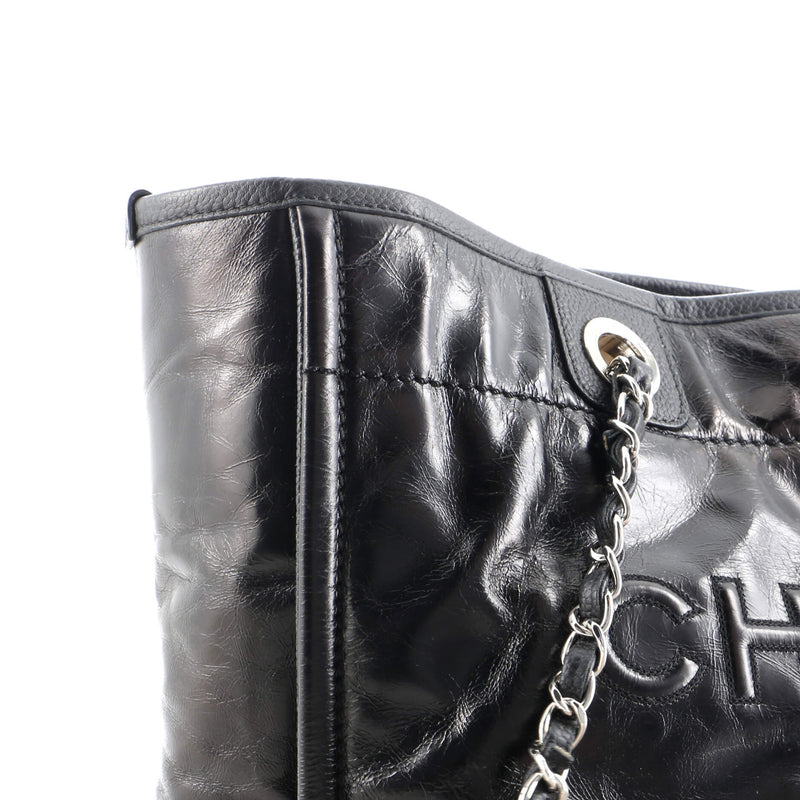 Chanel Deauville Tote Glazed Calfskin