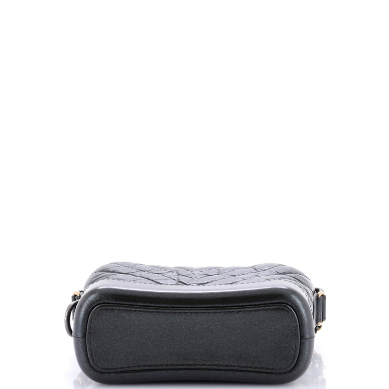Chanel Gabrielle Hobo Chevron Metallic