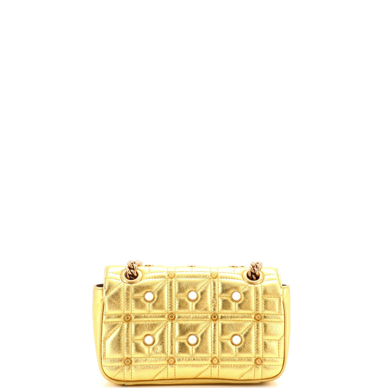 Gucci Pearly Gg Marmont Flap Bag