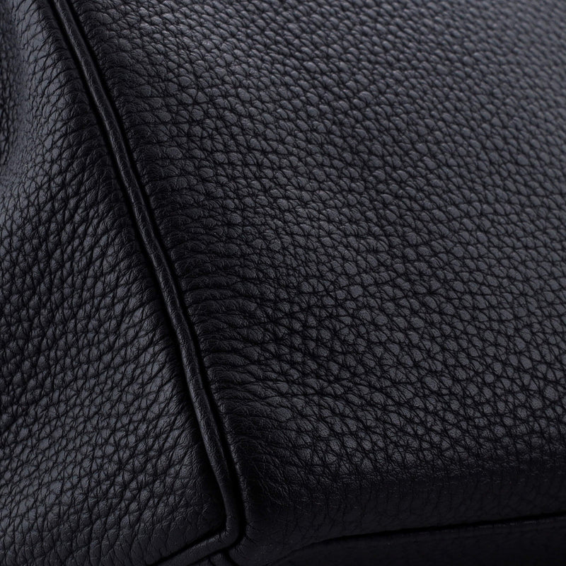 Hermes Kelly Handbag Noir Togo With Gold